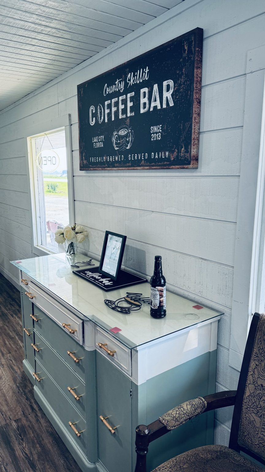 Coffee bar area